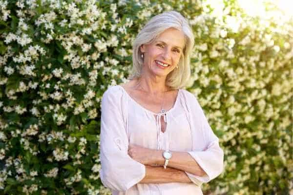 Older woman happy with urinary incontinence treatment Wakefield