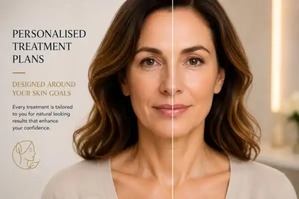 Before and after results of Collagen Lift Therapy Wakefield