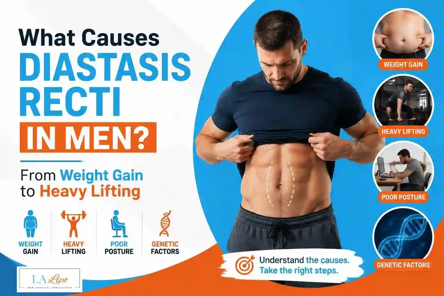 What Causes Diastasis Recti in Men? From Weight Gain to Heavy Lifting Wakefield